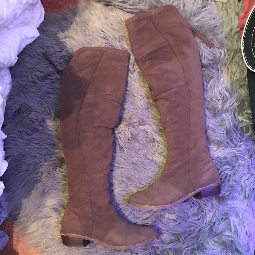 Brown OTK boots